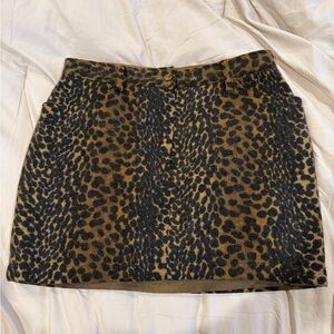 Kenzo Wild Pattern Mini Skirt